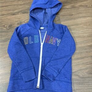Old Navy Kids Vibrant Blue Zip-Up Hoodie